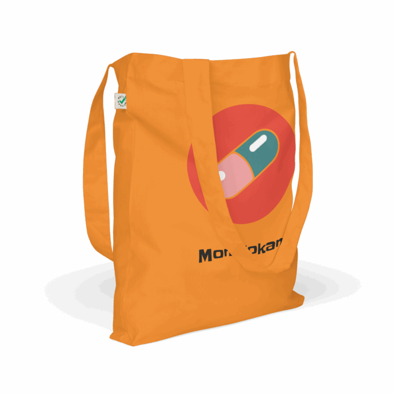 organic fashion tote bag cinnamon right front 64715bac51729