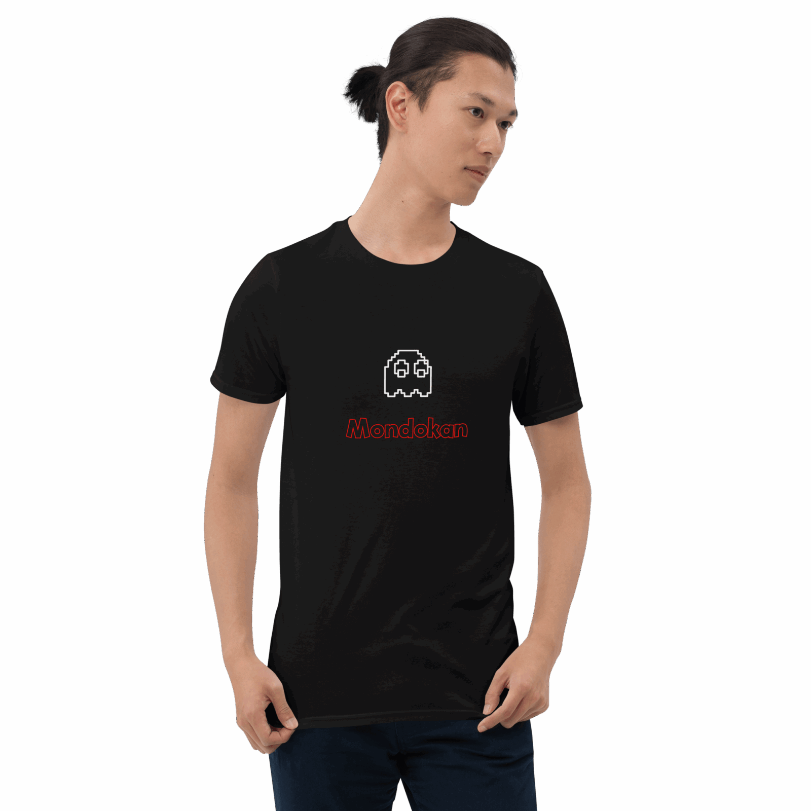 unisex basic softstyle t shirt black front 6477a84971a1a