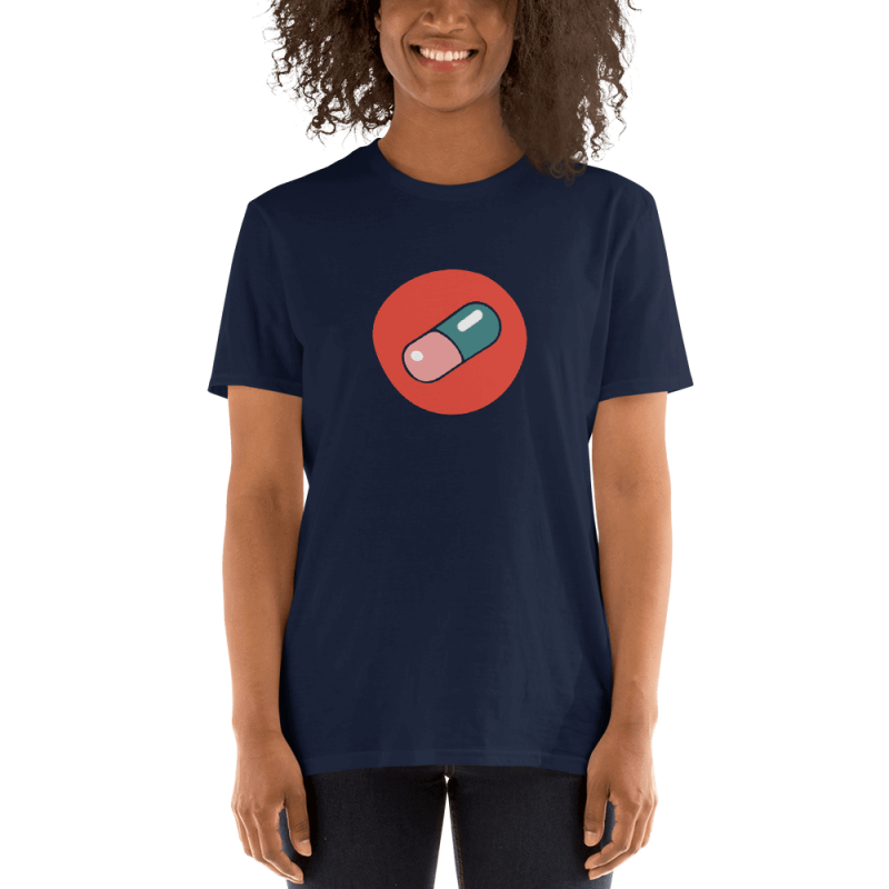 unisex basic softstyle t shirt navy front 646e51e516a3b