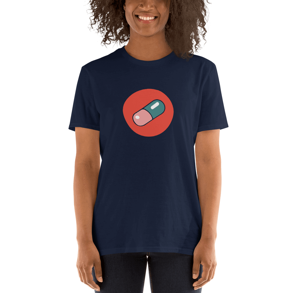 unisex basic softstyle t shirt navy front 646e51e516a3b